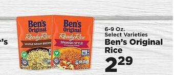 IGA Ben's original rice offer