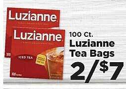 IGA Luzianne tea bags offer