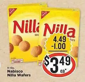 IGA Nabisco nilla wafers offer
