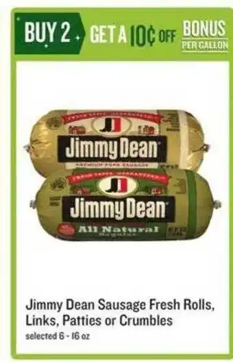 Lowes Foods Jimmy dean sausage fresh rolls, links, patties or crumbles offer