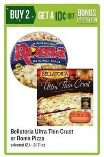 Lowes Foods Bellatoria ultra thin crust or roma pizza offer