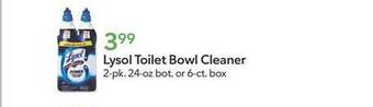 Publix Lysol toilet bowl cleaner offer