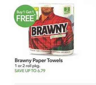 Publix Brawny paper towels offer