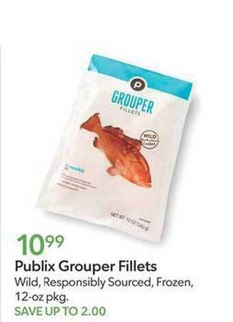 Publix Publix grouper fillets offer