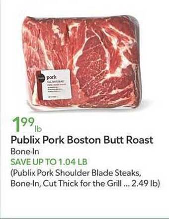 Publix Publix pork boston butt roast offer