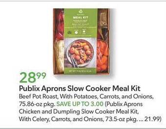 Publix Publix aprons slow cooker meal kit offer