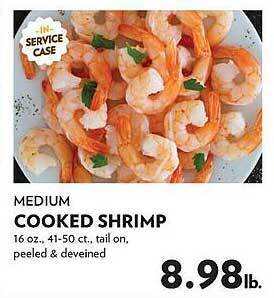 Reasors Medium cooked shrimp offer