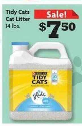 Family Dollar Tidy cats cat litter offer