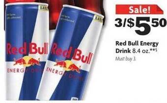 Family Dollar Red bull energy drink offer
