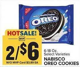 Food Lion Nabisco oreo cookies offer