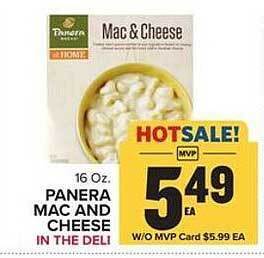 Food Lion Panera mac and cheese offer