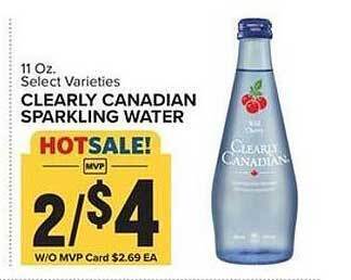 Food Lion Clearly canadian sparkling water offer