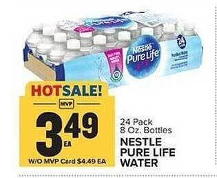 Food Lion Nestle pure life water offer