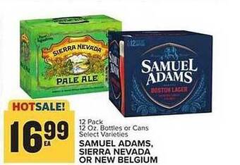 Food Lion Samuel adams, sierra nevada or new belgium offer