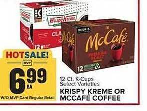 Food Lion Krispy kreme or mccafé coffee offer