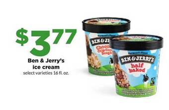 Hy-Vee Ben & jerry's ice cream offer