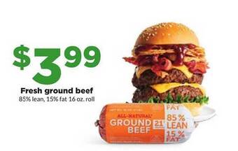 Hy-Vee Fresh ground beef offer