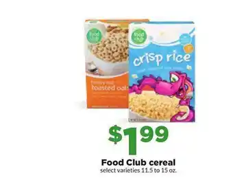 Hy-Vee Food club cereal offer