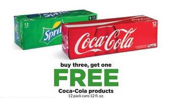 Hy-Vee Coca-cola products offer