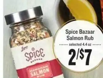Lowes Foods Spice bazaar salmon rub offer