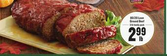 Lowes Foods 80-20 lean ground beef offer