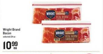 Lowes Foods Wright brand bacon offer