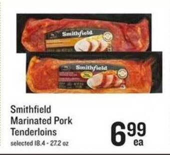 Lowes Foods Smithfield marinated pork tenderloins offer