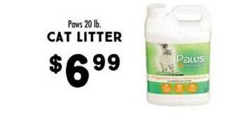 Maceys Paws cat litter offer