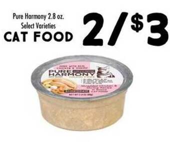 Maceys Pure harmony cat food offer