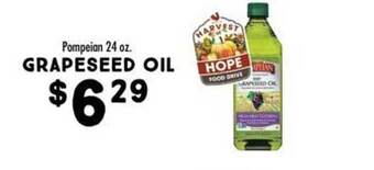 Maceys Pompeian grapeseed oil offer