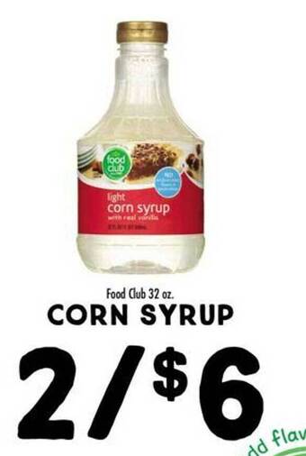 Maceys Food club corn syrup offer