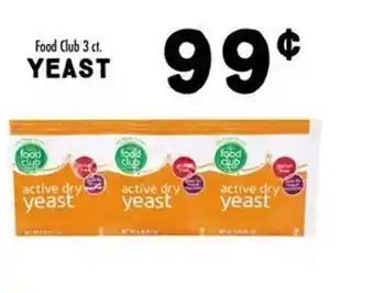 Maceys Food club yeast offer