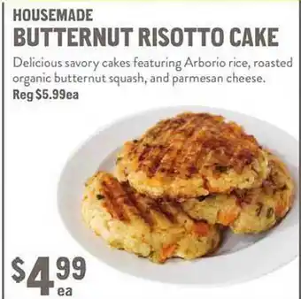 New Seasons Market Butternut risotto cake offer