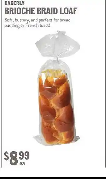 New Seasons Market Bakerly brioche braid loaf offer