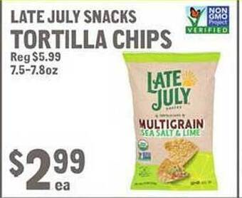 New Seasons Market Late july snacks tortilla chips offer