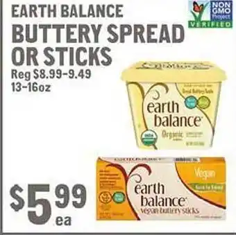 New Seasons Market Earth balance buttery spread or sticks offer