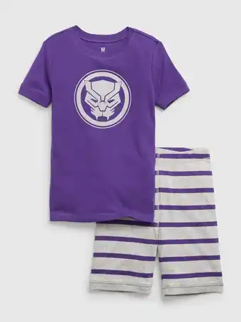 Gap Gapkids &#124 marvel 100% organic cotton black panther pj shorts set offer