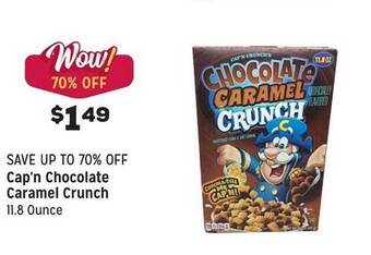 Grocery Outlet Cap'n chocolate caramel crunch offer