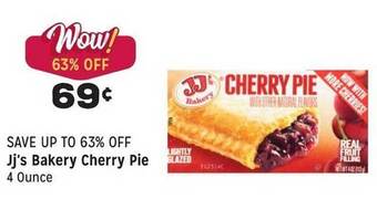 Grocery Outlet Jj's bakery cherry pie offer