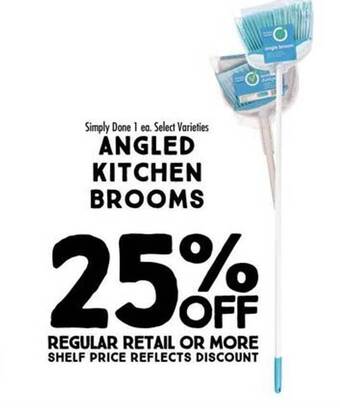Maceys Angled kitchen brooms offer