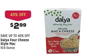 Grocery Outlet Daiya four cheeze style mac offer