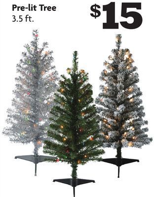 Family Dollar Pre-lit tree offer