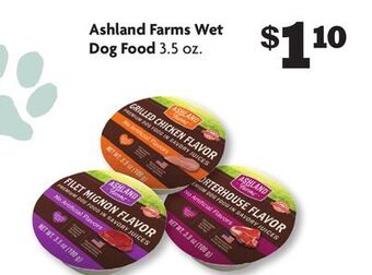 Family Dollar Ashland farms wet dog food offer