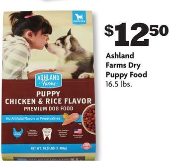 Family Dollar Ashland farms dry puppy food offer