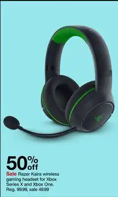 Target Razer kaira wireless gaming headset offer