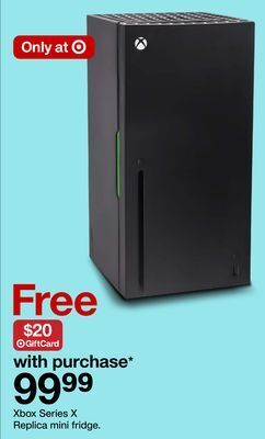 Target Xbox series x replica mini fridge offer