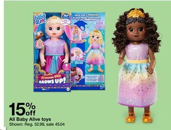 Target All baby alive toys offer