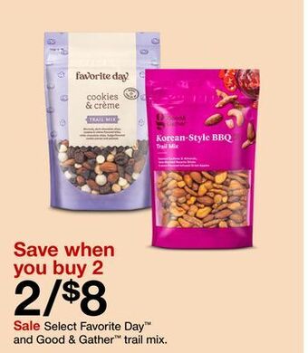 Target Favorite day™ and good & gather™ trail mix offer