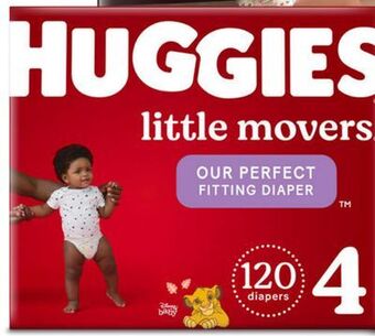 Target Huggies little movers 120-ct. diapers offer