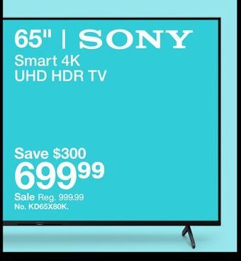 Target 65" smart 4k uhd hdr tv offer